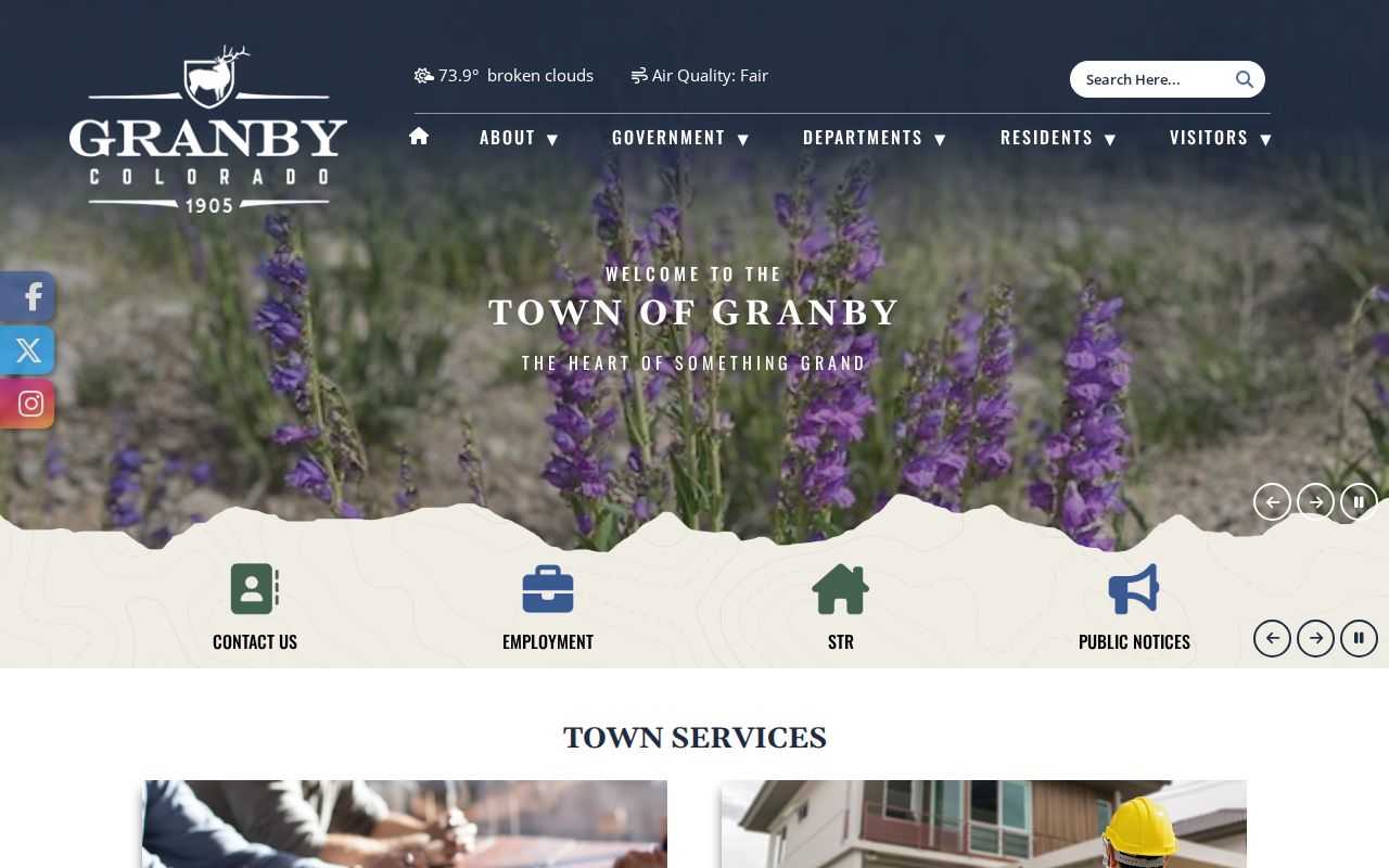 Official Town of Granby government portal