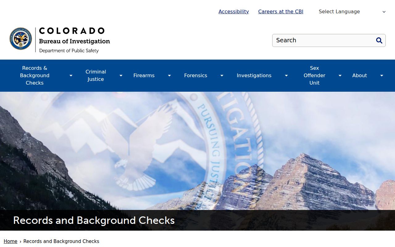 Grand County criminal history CBI records overview