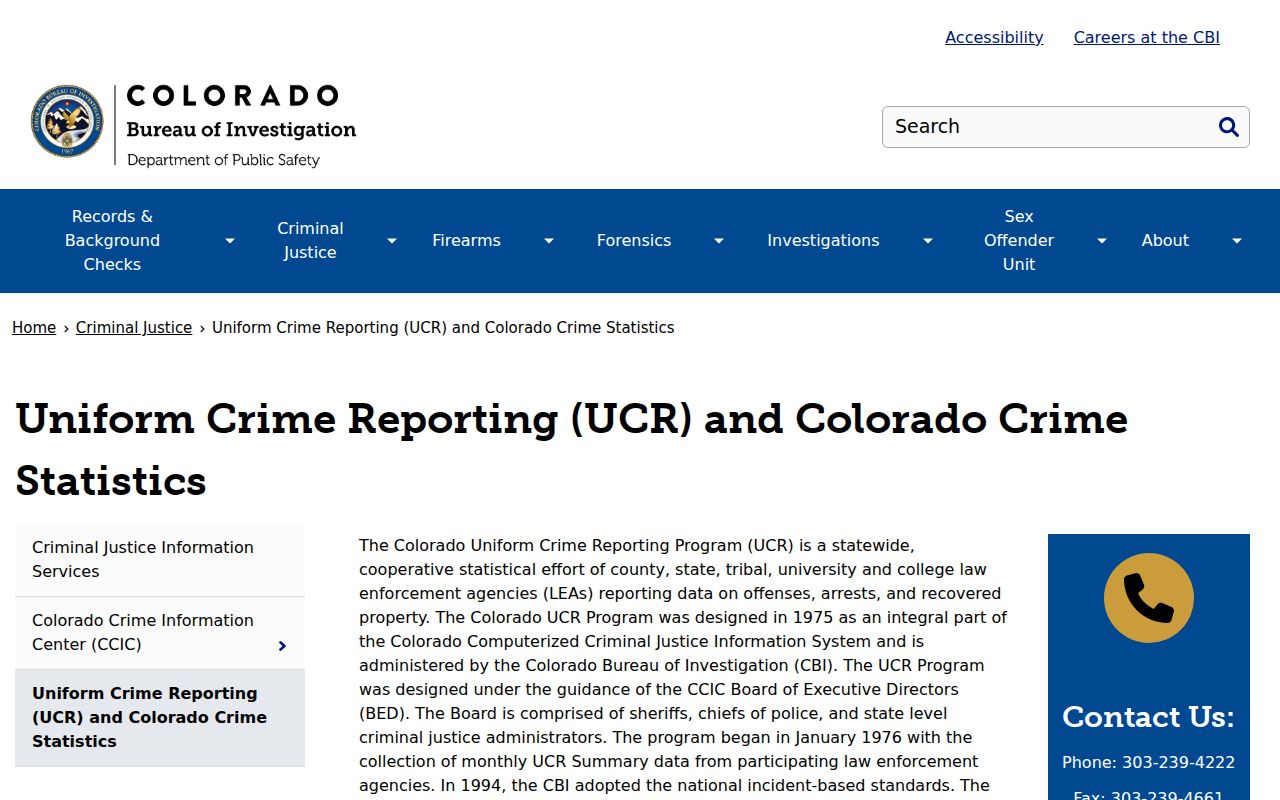 Grand County criminal history Colorado crime data